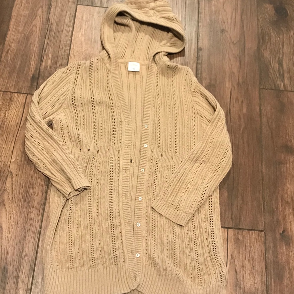 Motherhood Maternity hooded sweater size large
